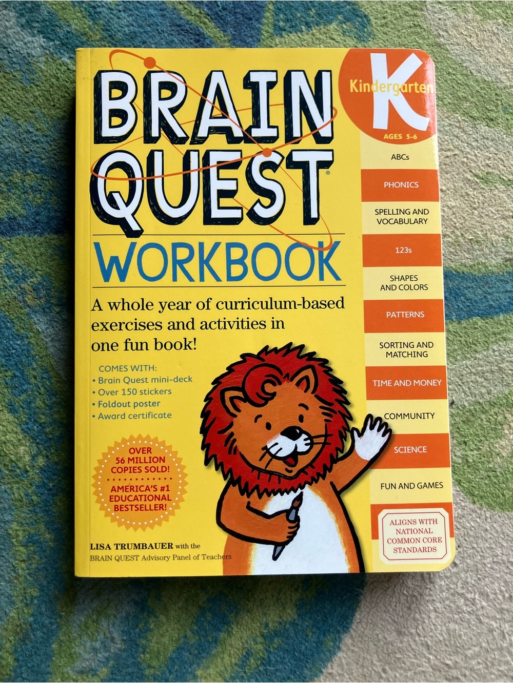 Brain Quest Workbook Kindergarten - Yellow - Brain Quest